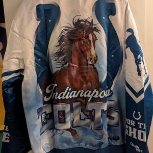 Indianapolis Colts Chalk Line Satin Jacket XL